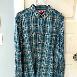 Simms fishing shirt Large